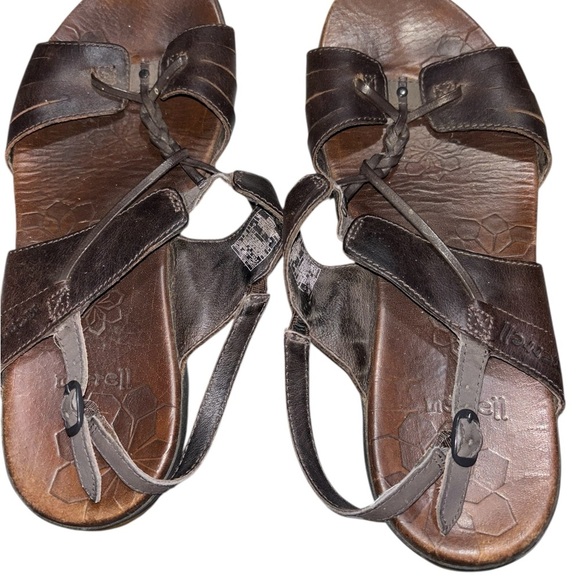 Merrell Women’s Brown Leather Strappy Sandals Casual Slingback Size 8 - Picture 7 of 11